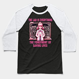 The Lab Is Everything The Forefront Of Saving Lives Lab Week Baseball T-Shirt